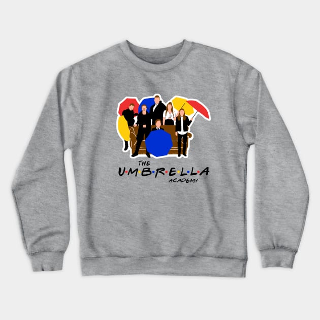 The Umbrella Friends Crewneck Sweatshirt by rakelittle